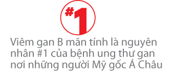 Viêm gan B mãn tính là nguyên nhân #1 của bệnh ung thư gan nơi những người Mỹ gốc Á Châu